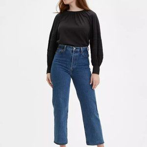Levi's Ribcage Straight in Georgie Size 27 NWOT